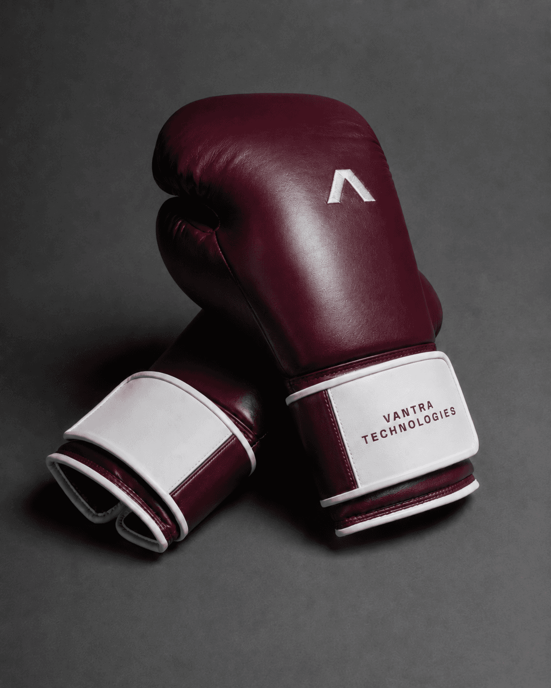 Vantra burgundy boxing gloves